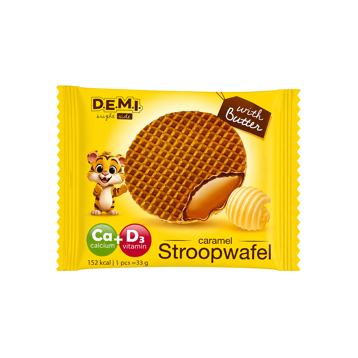 VAFA OLANDEZA STROOPWAFEL CARAMEL SI UNT 33G DEMI